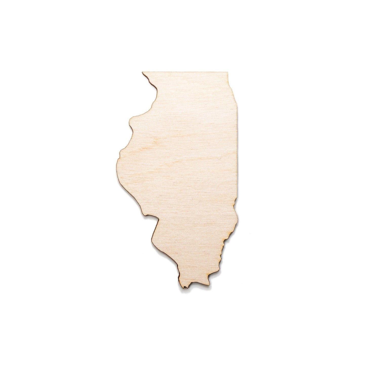 Illinois Wood Cutout-Illinois State Wood Decor-Various Sizes-Geography Decor-USA States Decor-Individual State Cutouts-Wood State Home Decor