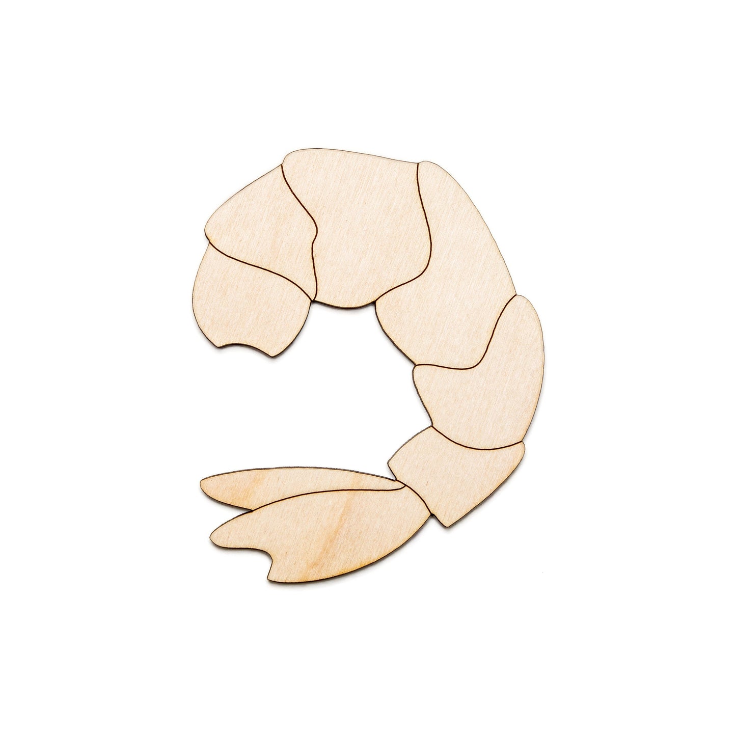 Cooked Shrimp-Wood Cutout-Cocktail Shrimp-Food Theme Decor-Various Sizes-DIY Crafts-Sea Food Wood Shapes-Kitchen Decor-Shrimp And Fish Cuts