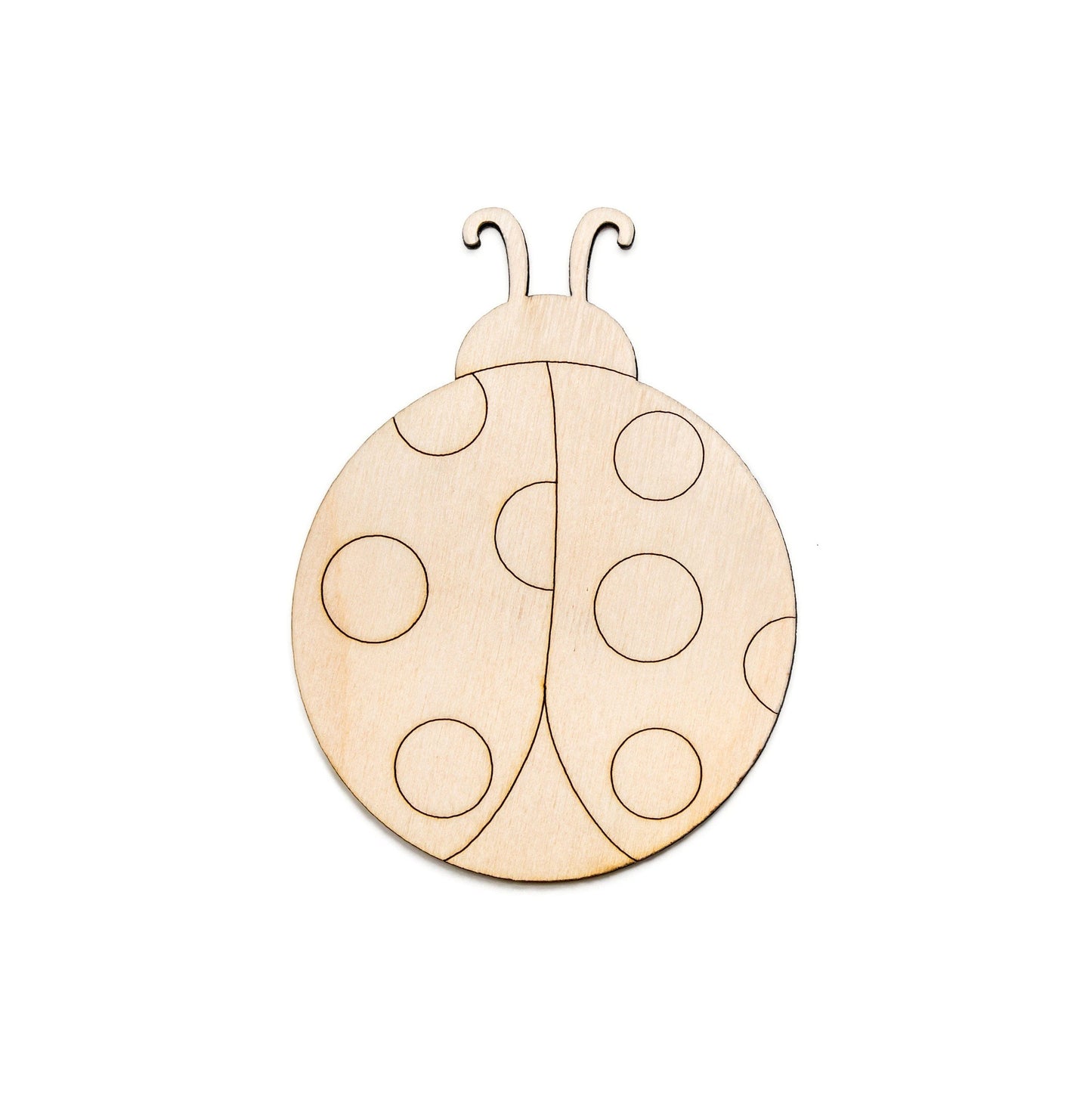 Cute Ladybug-Detail Wood Cutout-Ladybug Theme Party Decor-Various Sizes-DIY Crafts-Spotted Bug Wood cutout-Cute Bugs Home Decor-Wood Insects