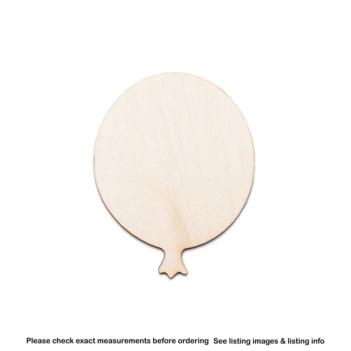 Balloon-Blank Wood Cutout-Single Balloon Shape-Party Balloon DIY Sign-Various Sizes-DIY Crafts-Party Favors-Balloon Theme Decor-Festive