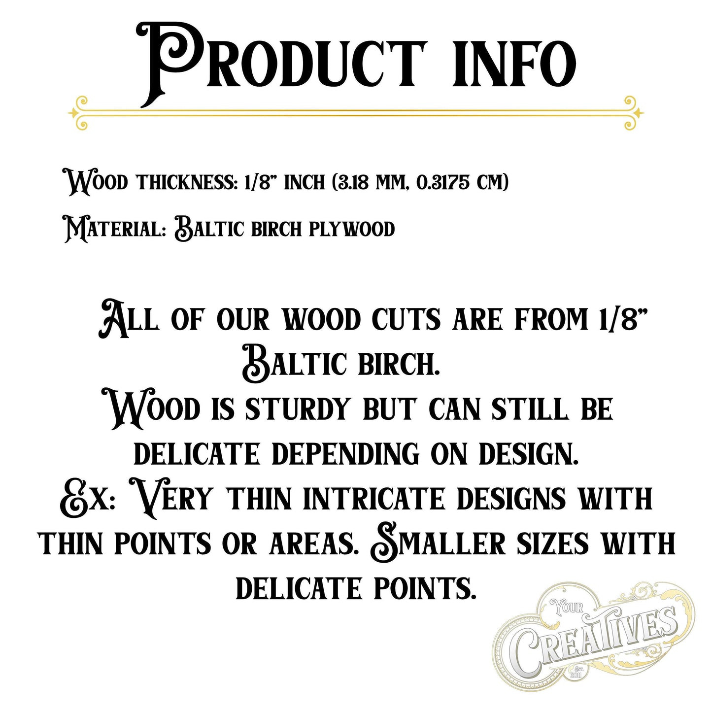 Minimal Barrel Detailed Wood Cutout - Laser Cut Unfinished Craft Shape - Multiple Sizes