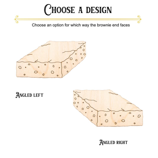 Brownie Wood Cutout - Laser Cut Unfinished Craft Shape - Multiple Sizes