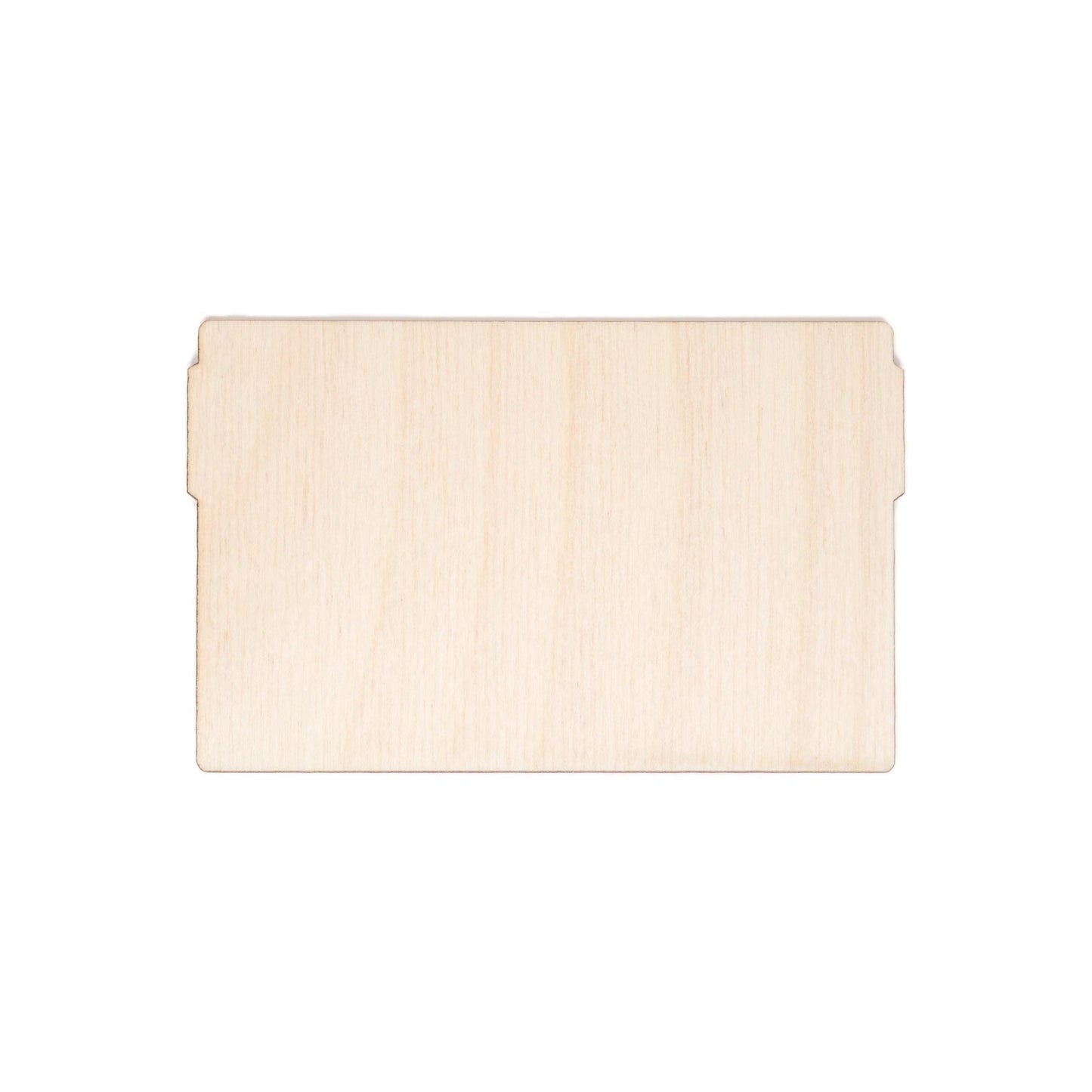 Cassette Tape Blank Wood Cutout - Laser Cut Unfinished Craft Shape - Multiple Sizes