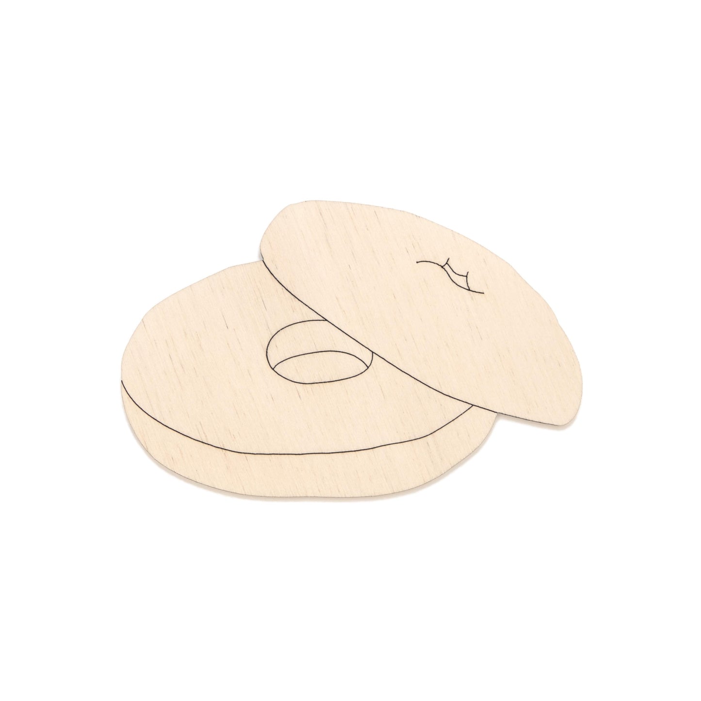 Detail Wood Cutout-Detailed- Laser Cut Unfinished Craft Shape - Multiple Sizes