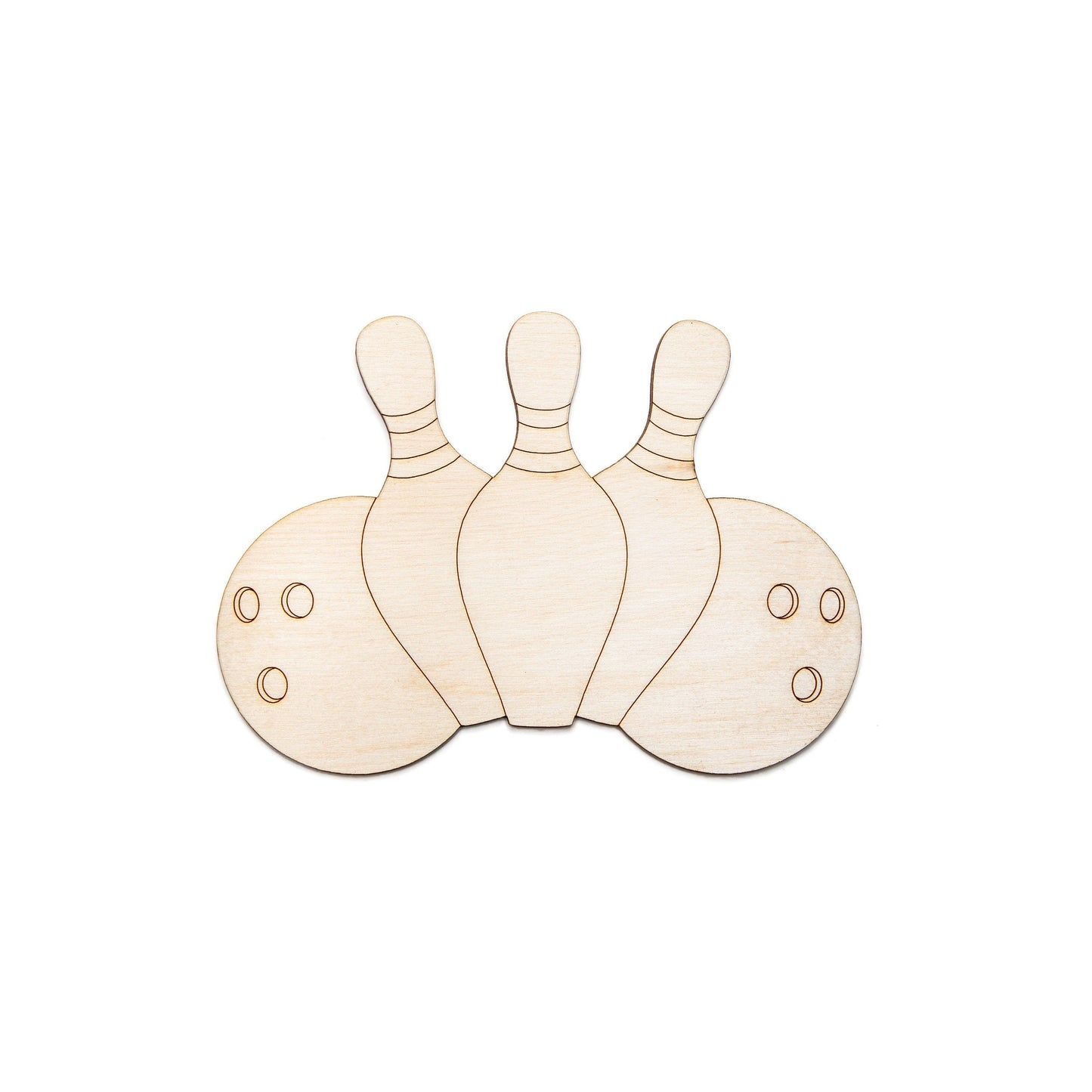 Bowling Balls And Pins-Wood Cutout-Bowling Game Theme Wood Decor-Various Sizes-DIY Crafts-Bowling Decor-Games Theme Decor-Bowling Sign
