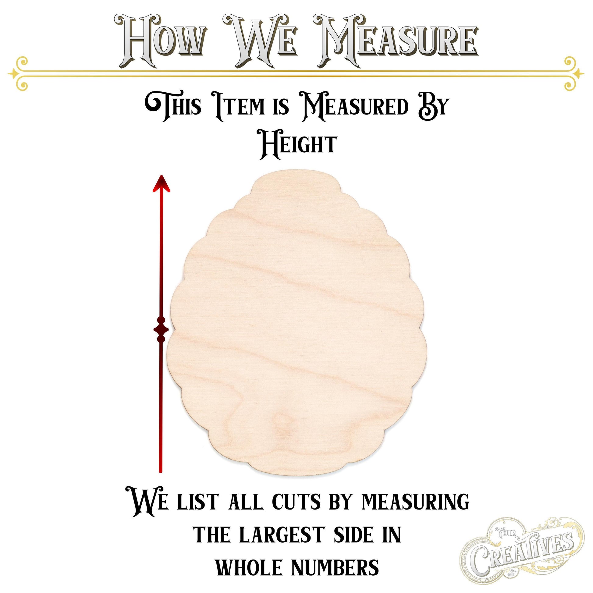 Beehive Solid Blank Wood Cutout - Laser Cut Unfinished Craft Shape - Multiple Sizes