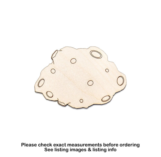 Meteor Wood Cutout - Laser Cut Unfinished Craft Shape - Multiple Sizes