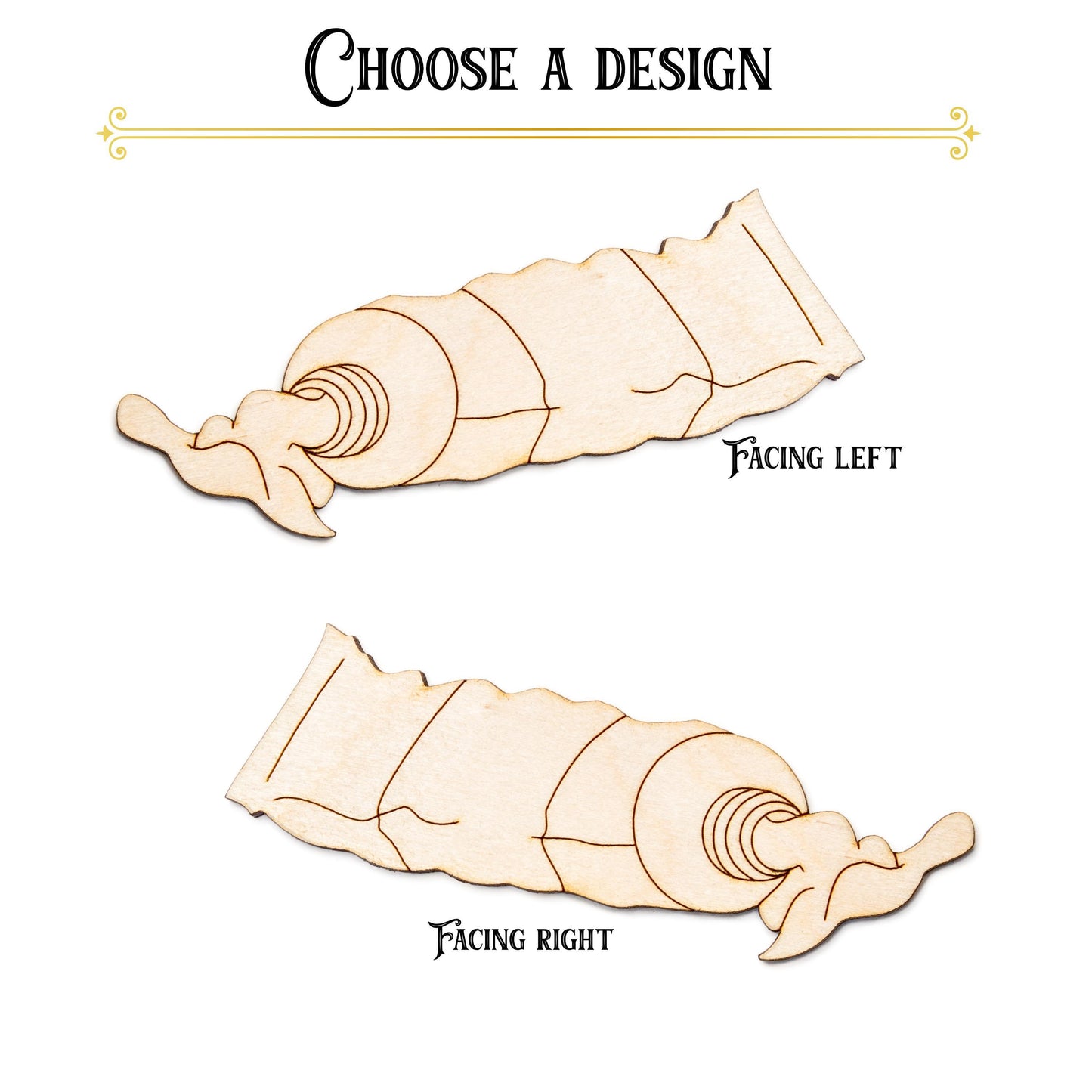 Paint Tube Spilling Wood Cutout - Laser Cut Unfinished Craft Shape - Multiple Sizes