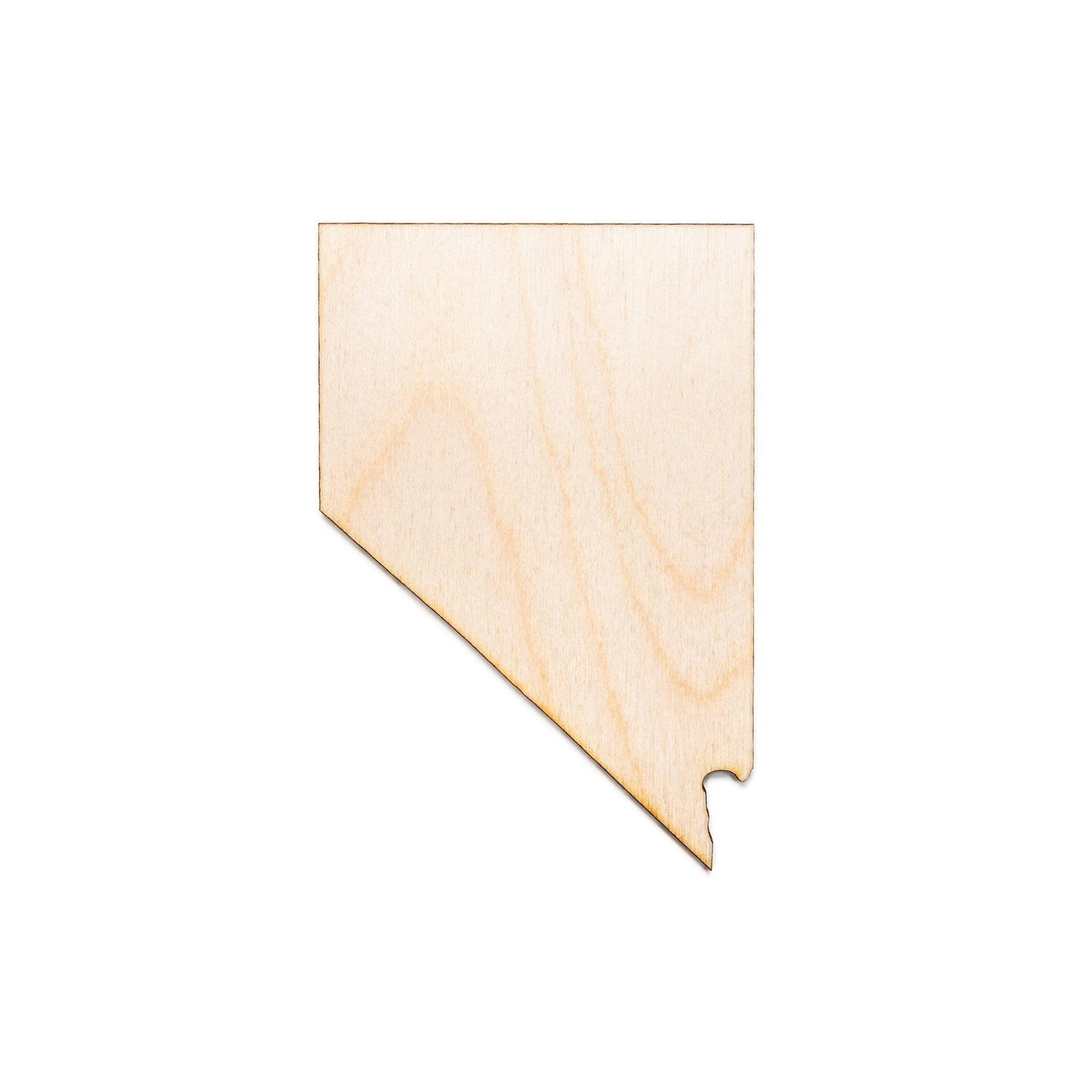 Nevada State Wood Cutout - Laser Cut Unfinished Craft Shape - Multiple Sizes