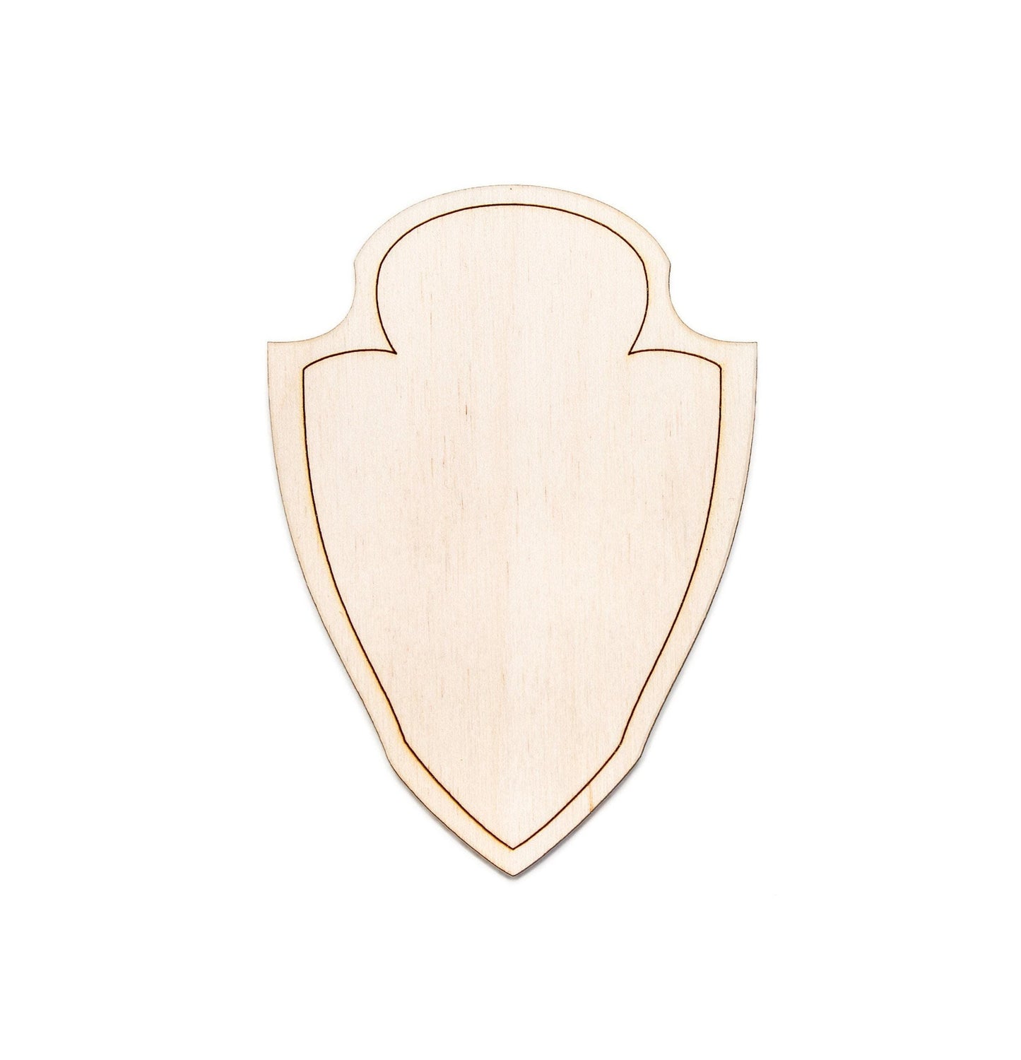 Old Style Sign Blank Wood Cutout - Laser Cut Unfinished Craft Shape - Multiple Sizes
