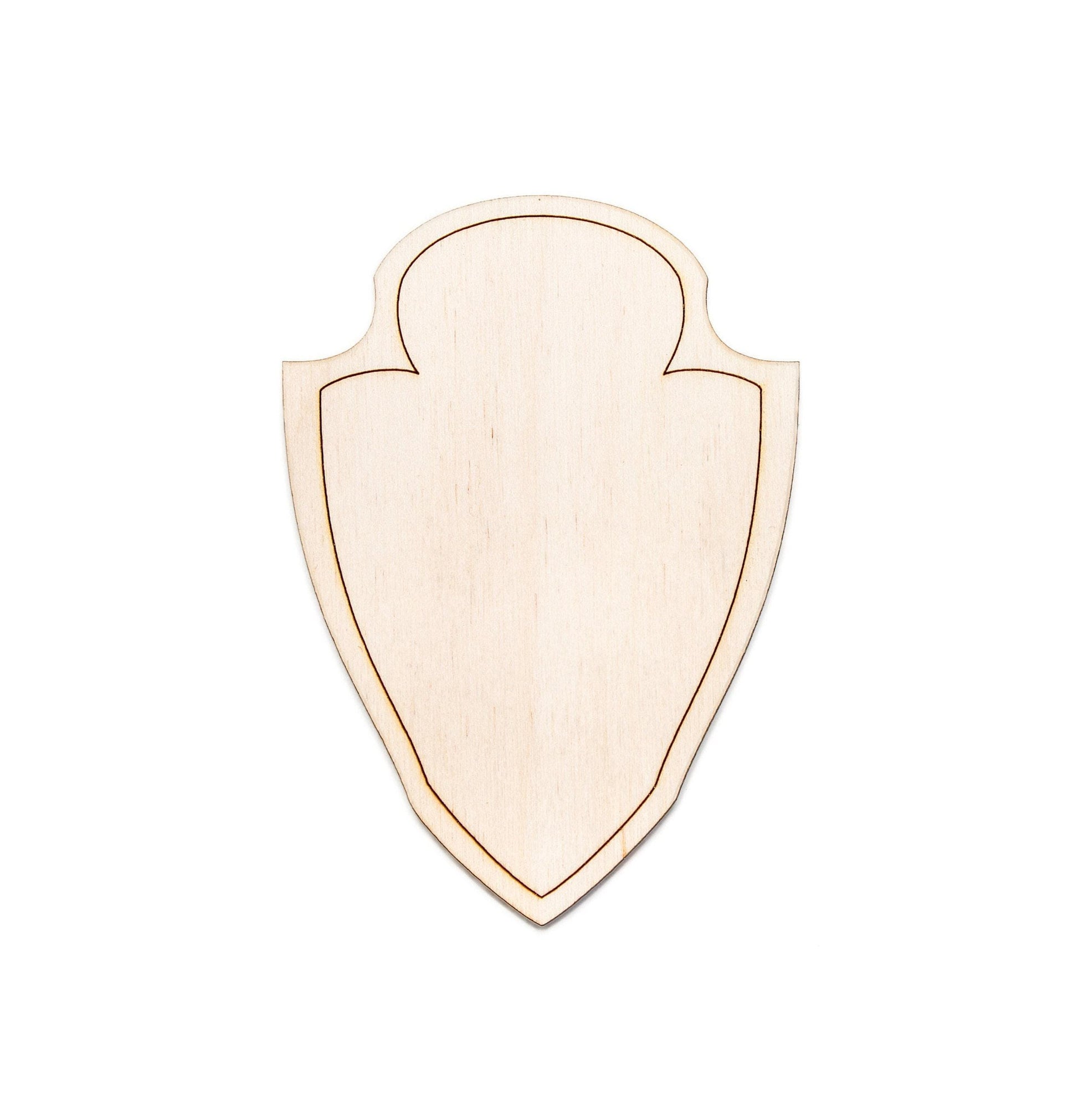 Old Style Sign Blank Wood Cutout - Laser Cut Unfinished Craft Shape - Multiple Sizes