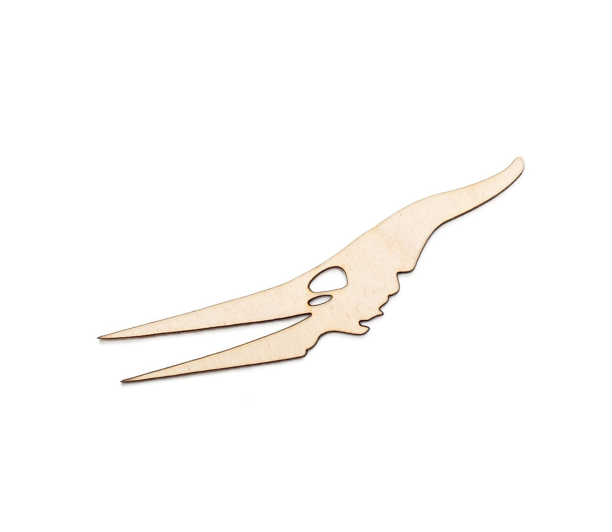 Pterodactyl Skull Blank Wood Cutout - Laser Cut Unfinished Craft Shape - Multiple Sizes