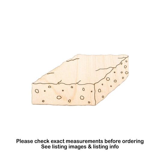 Brownie Wood Cutout - Laser Cut Unfinished Craft Shape - Multiple Sizes