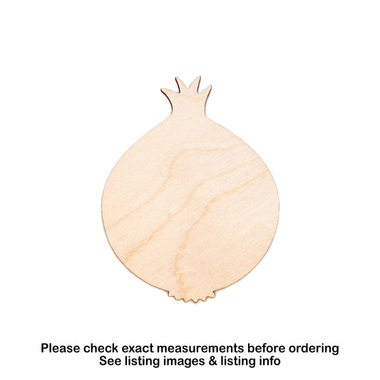 Onion Blank Wood Cutout - Laser Cut Unfinished Craft Shape - Multiple Sizes