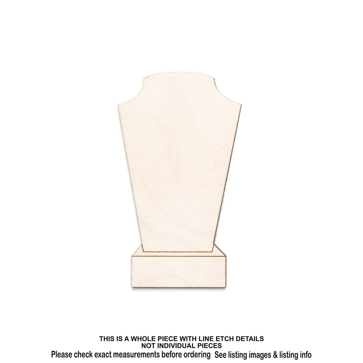 Peon Tombstone Wood Cutout - Laser Cut Unfinished Craft Shape - Multiple Sizes