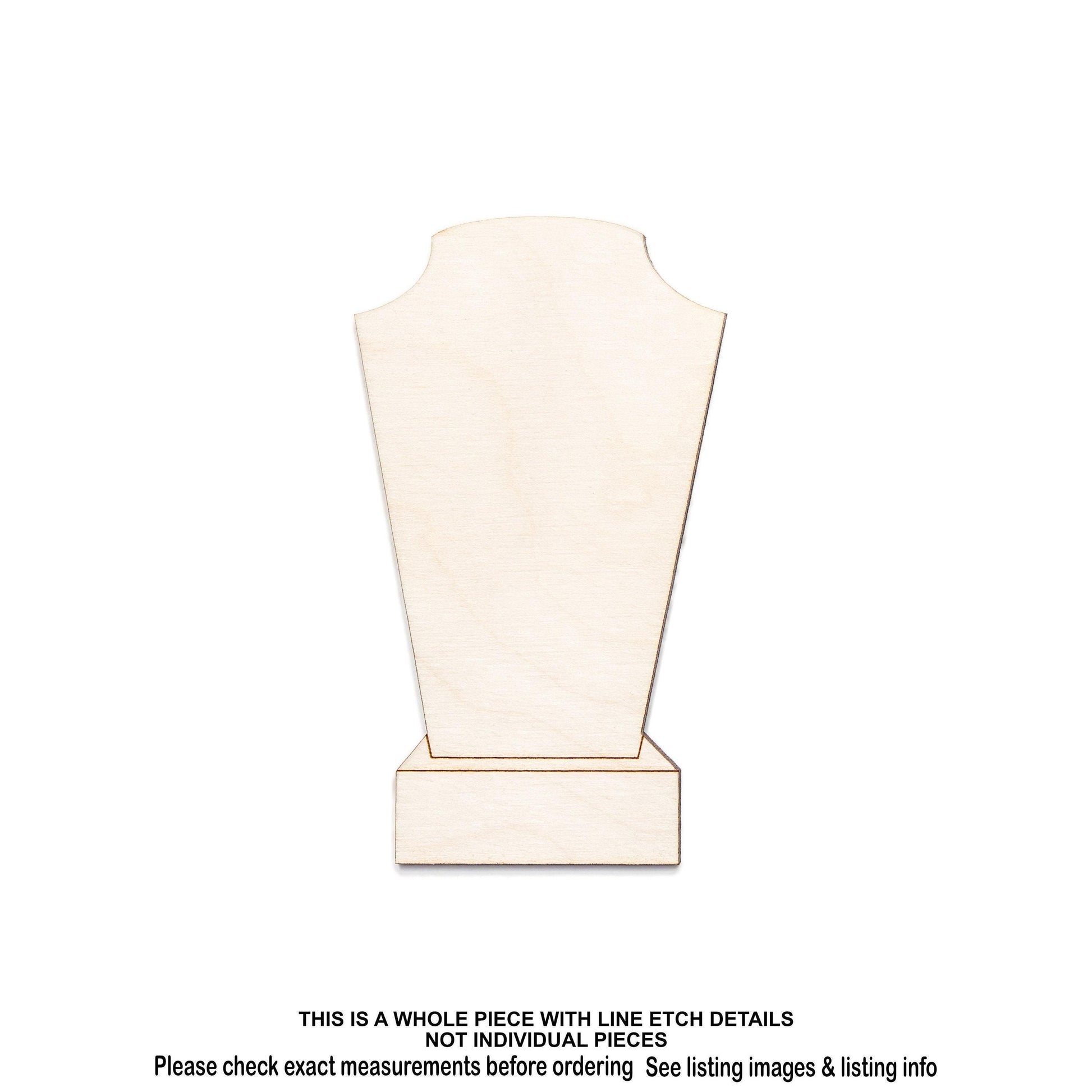 Peon Tombstone Wood Cutout - Laser Cut Unfinished Craft Shape - Multiple Sizes