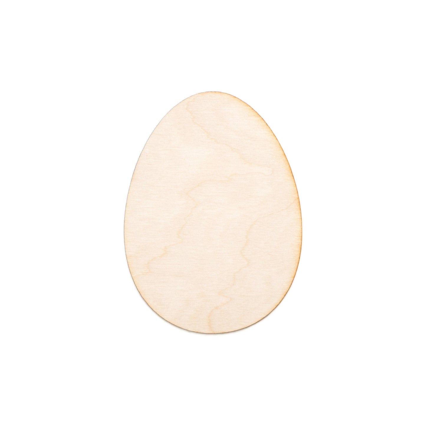 Egg Blank Wood Cutout - Laser Cut Unfinished Craft Shape - Multiple Sizes