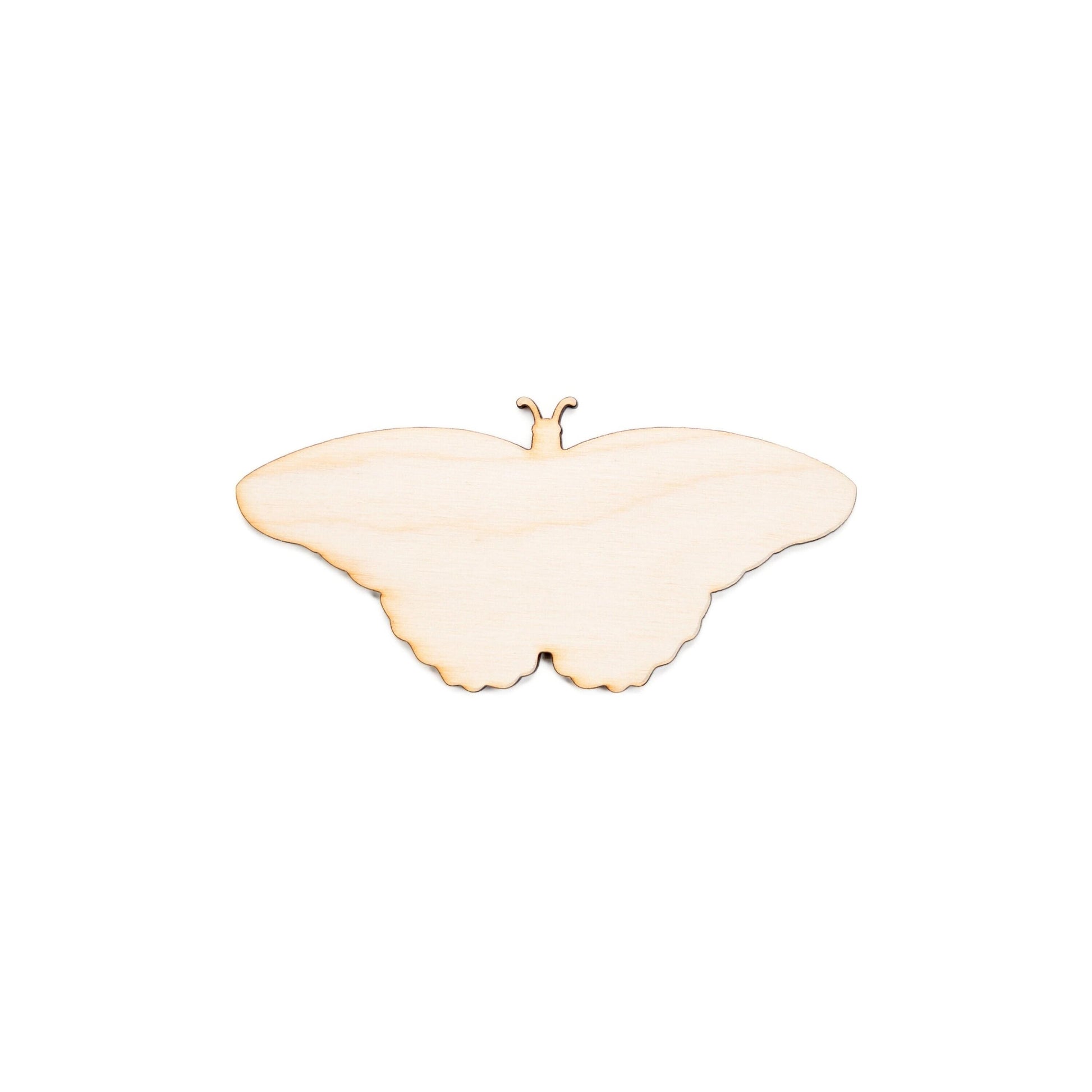 Butterfly Monarch Blank Wood Cutout - Laser Cut Unfinished Craft Shape - Multiple Sizes