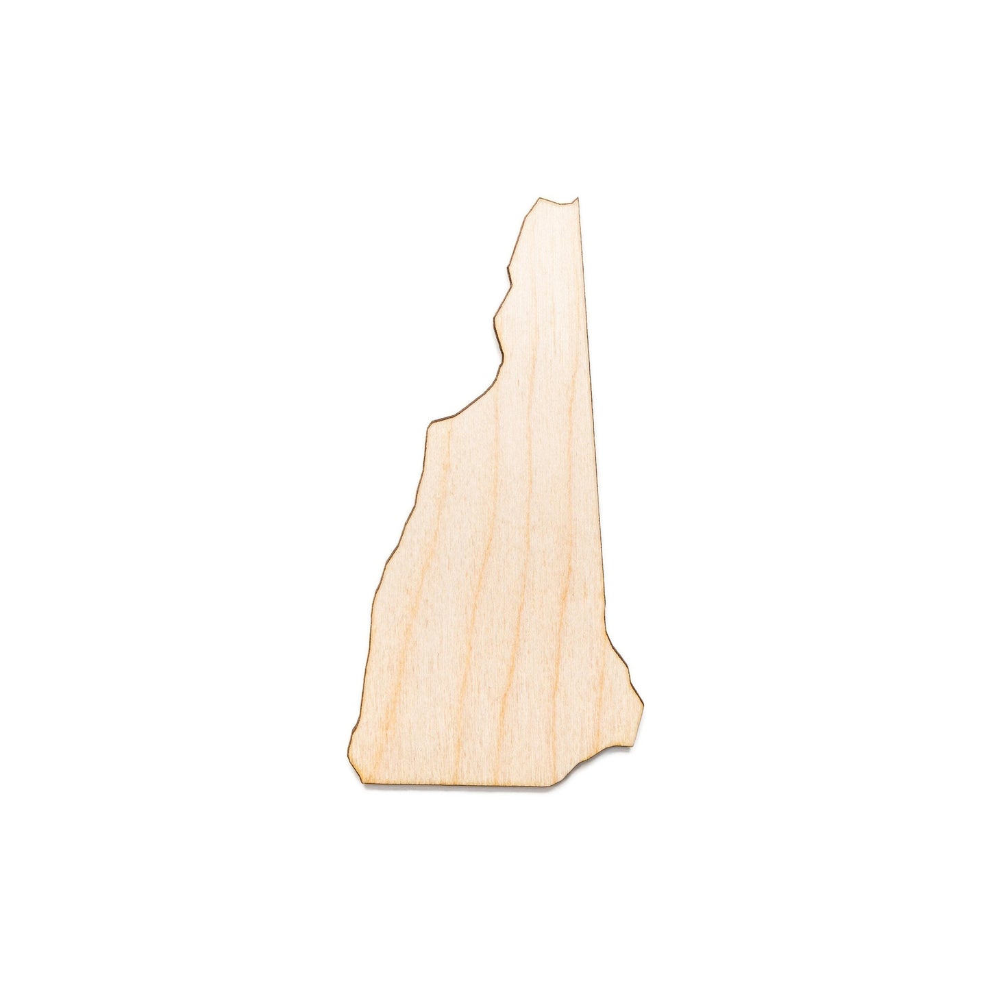 New Hampshire State Wood Cutout - Laser Cut Unfinished Craft Shape - Multiple Sizes
