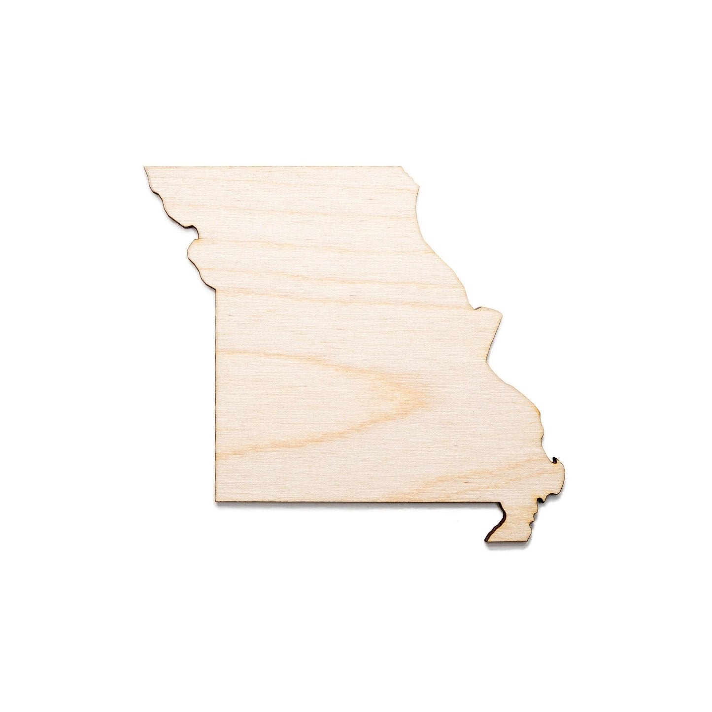 Missouri State Wood Cutout - Laser Cut Unfinished Craft Shape - Multiple Sizes