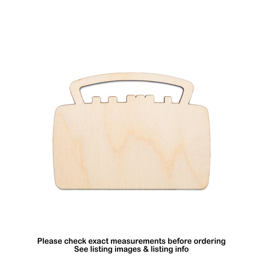 Boombox Blank Wood Cutout - Laser Cut Unfinished Craft Shape - Multiple Sizes