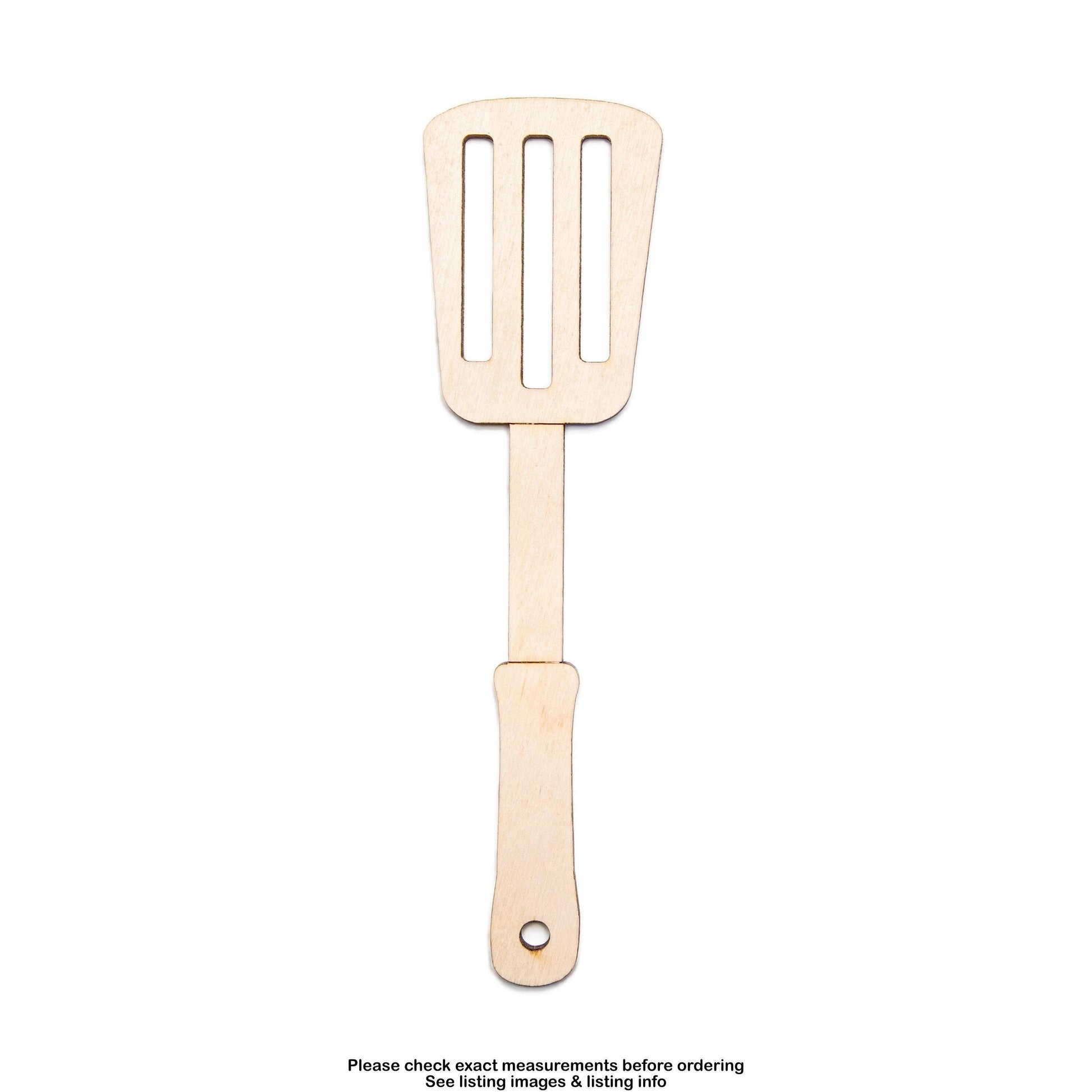 Bbq Spatula Wood Cutout - Laser Cut Unfinished Craft Shape - Multiple Sizes