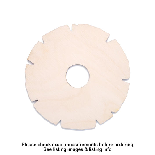 Pineapple Slice Blank Blank Wood Cutout - Laser Cut Unfinished Craft Shape - Multiple Sizes