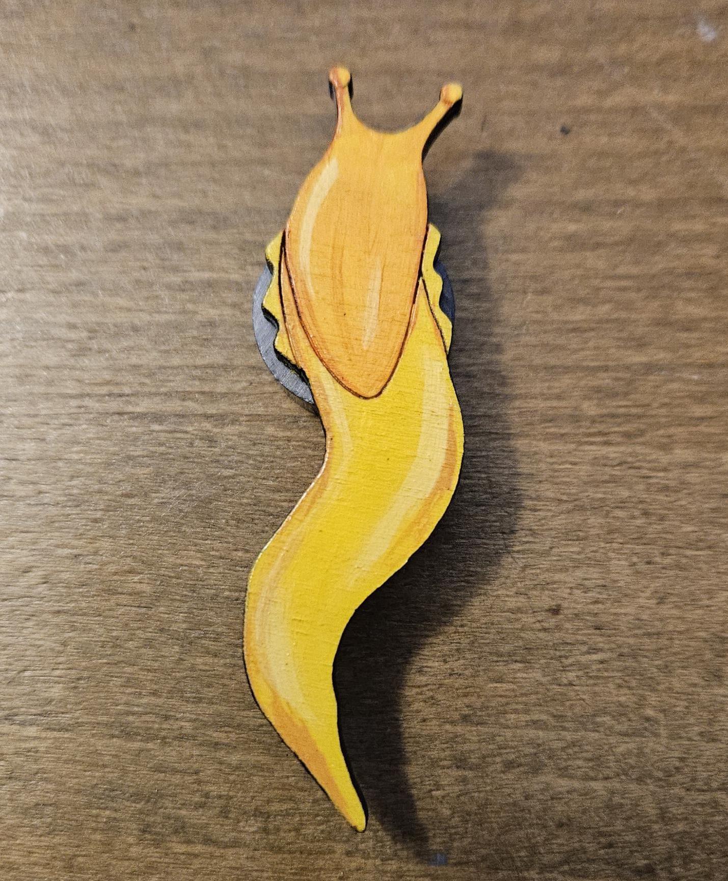 Banana Slug Wood Cutout - Laser Cut Unfinished Craft Shape - Multiple Sizes