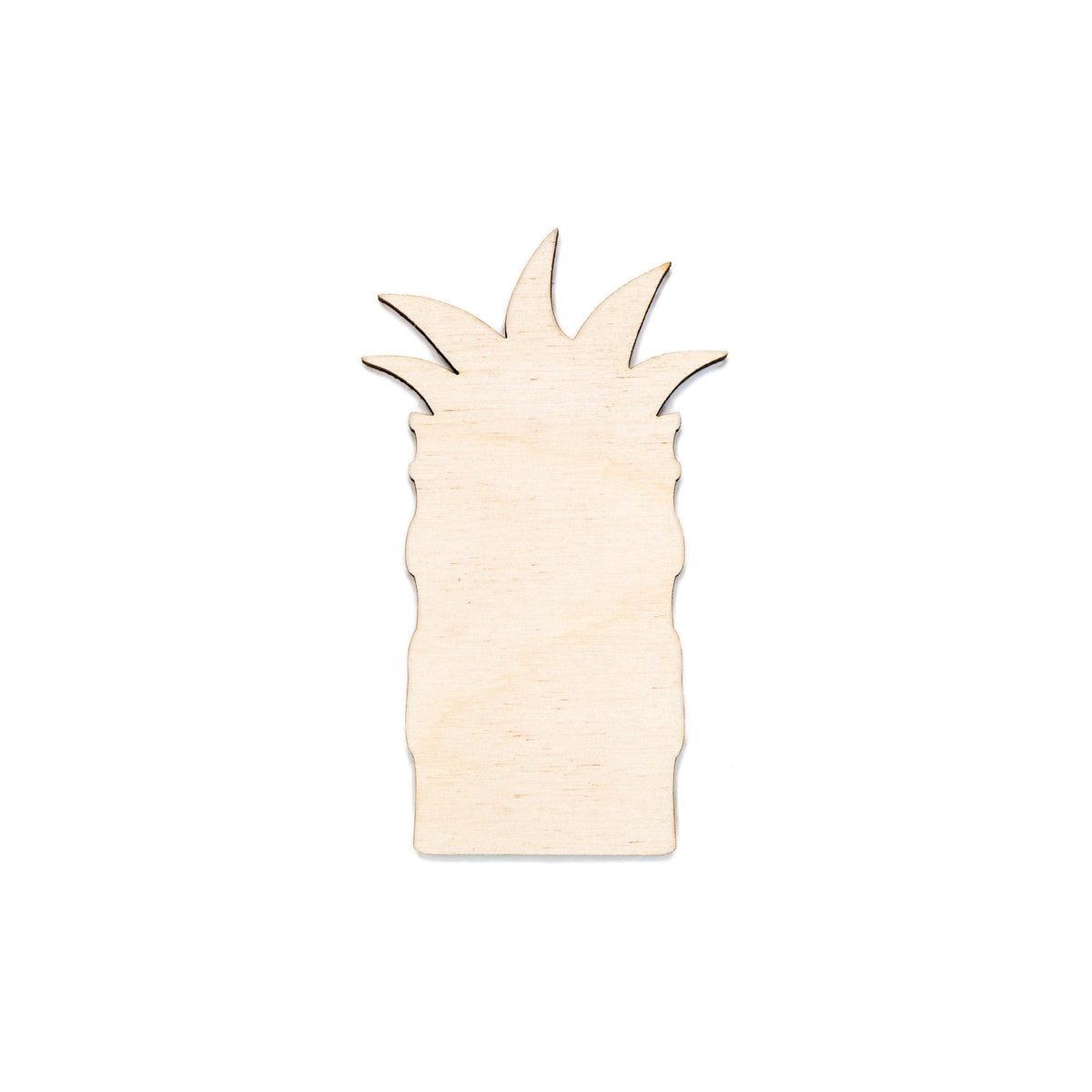 Happy Tiki Head Blank Wood Cutout - Laser Cut Unfinished Craft Shape - Multiple Sizes