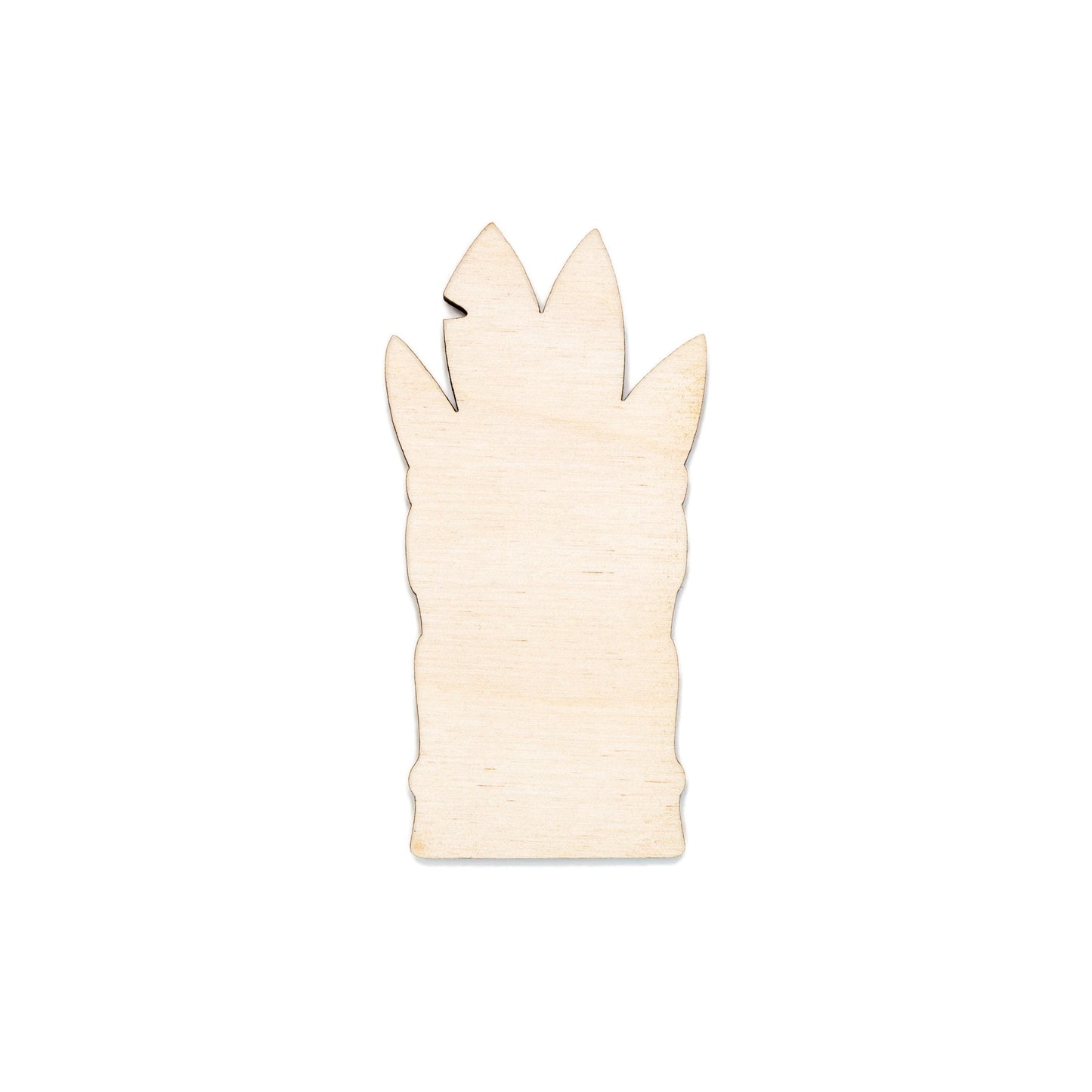 Tiki Head Blank Wood Cutout - Laser Cut Unfinished Craft Shape - Multiple Sizes