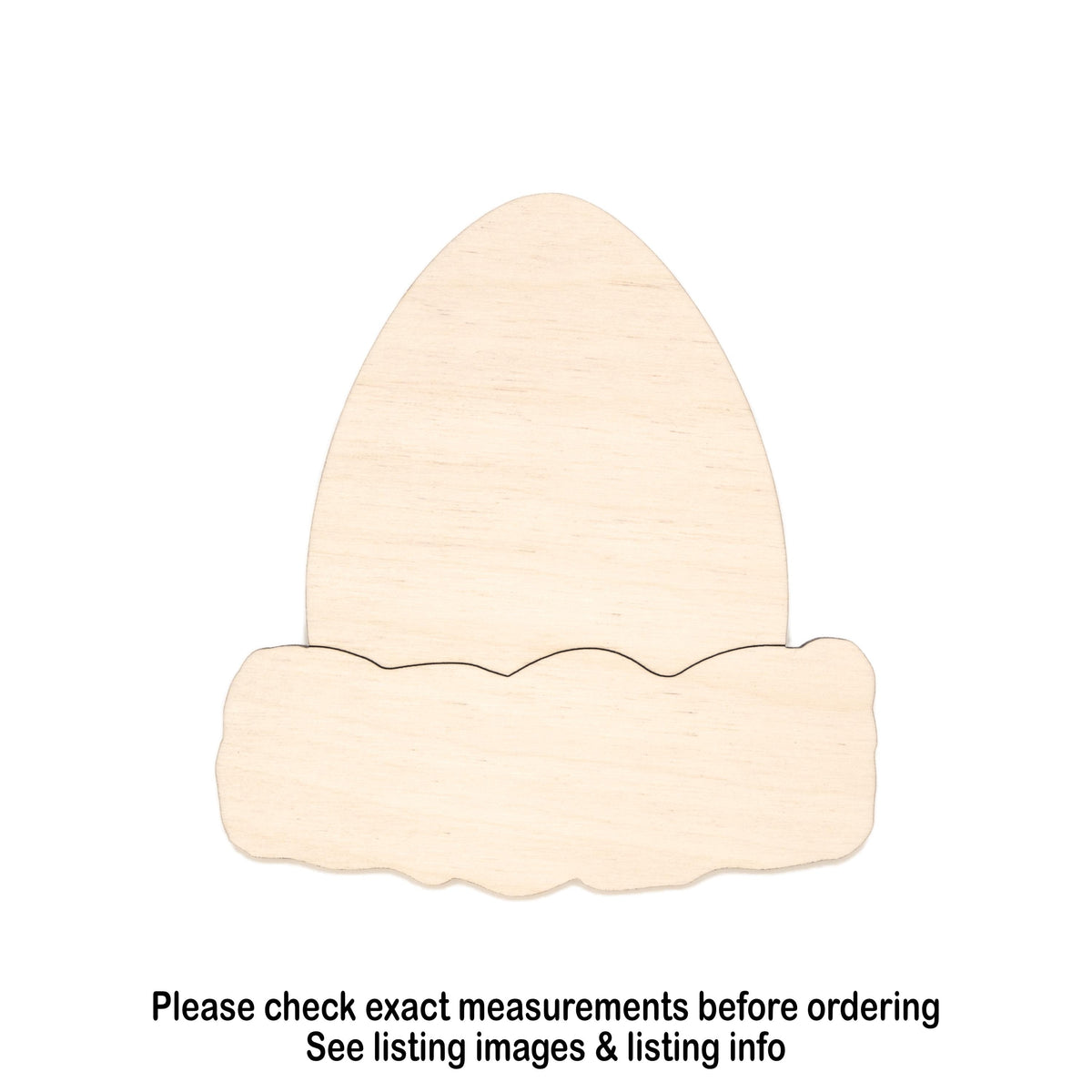 Egg In Nest Wood Cutout - Laser Cut Unfinished Craft Shape - Multiple Sizes