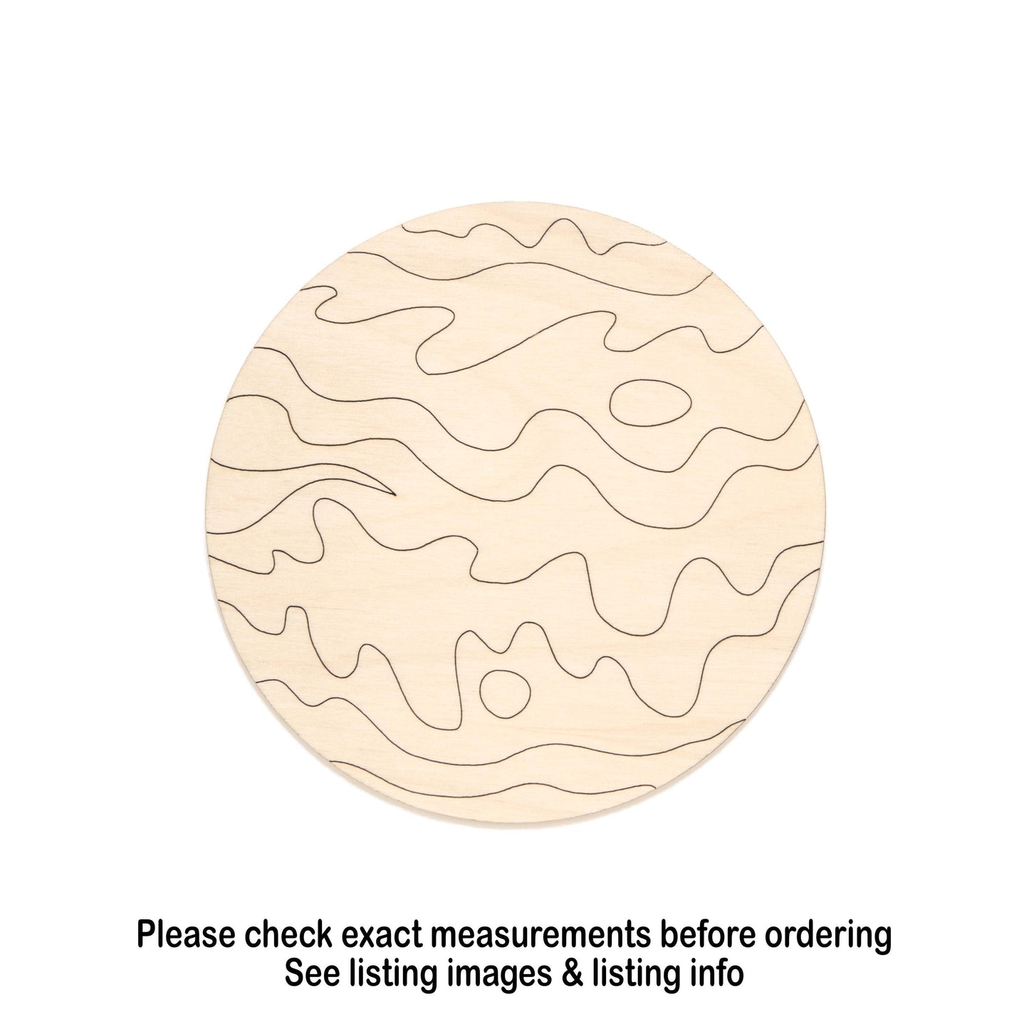 Venus Wood Cutout - Laser Cut Unfinished Craft Shape - Multiple Sizes
