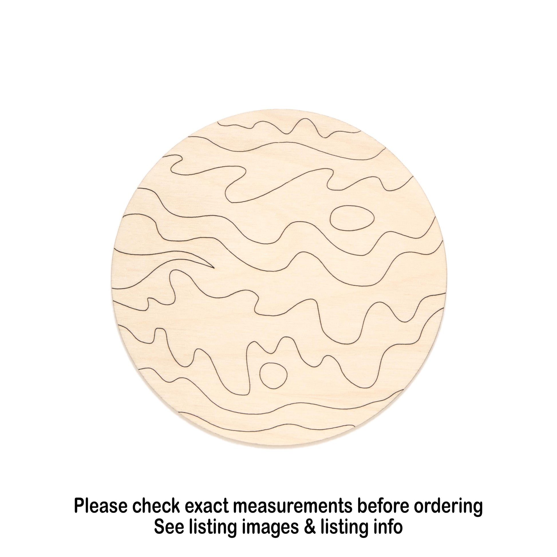 Venus Wood Cutout - Laser Cut Unfinished Craft Shape - Multiple Sizes