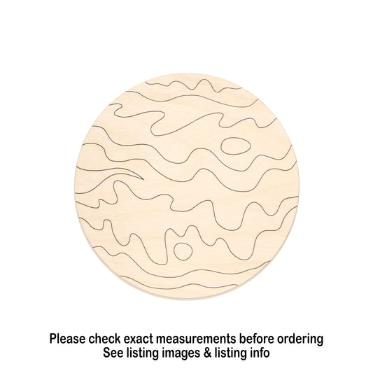 Venus Wood Cutout - Laser Cut Unfinished Craft Shape - Multiple Sizes