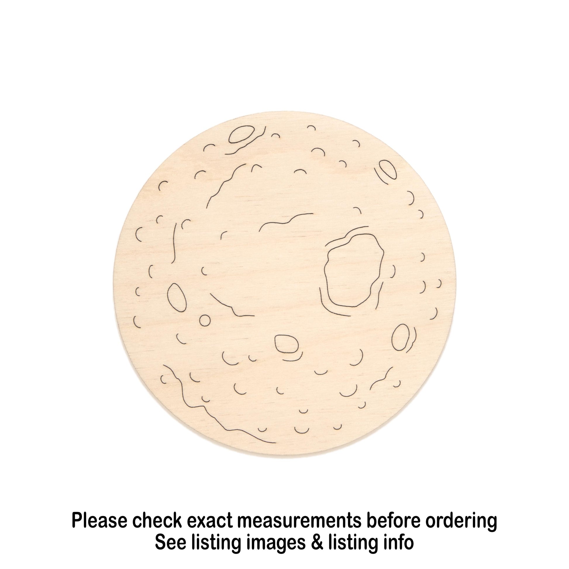 Mercury Wood Cutout - Laser Cut Unfinished Craft Shape - Multiple Sizes