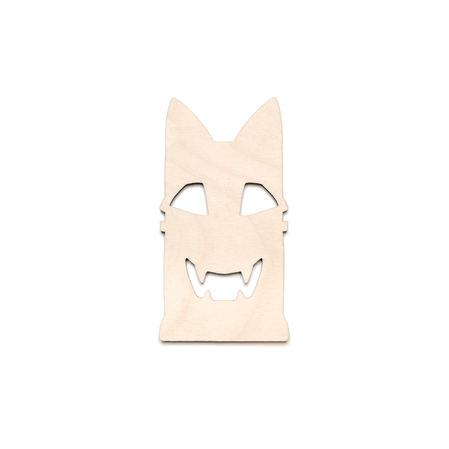 Tiki Cat Blank Wood Cutout- Laser Cut Unfinished Craft Shape - Multiple Sizes