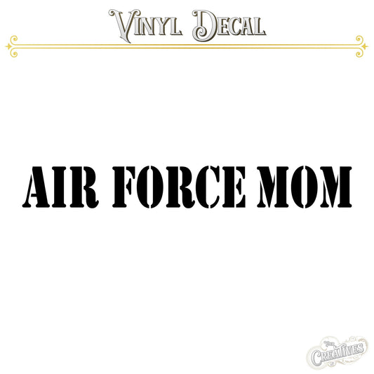 Air Force Mom Vinyl Decal - Your Creatives Inc