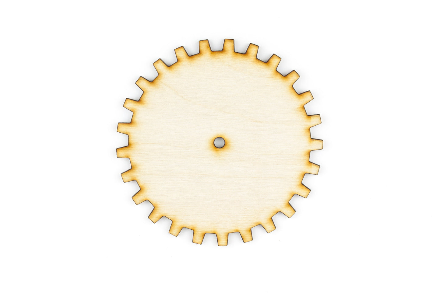 Solid-SteamPunk Gears-Craft Gears-Wood Gears-Laser Cut -Choose A Size - 1 Inch through 11.75 Inch-Solid Design-25 Square Tooth