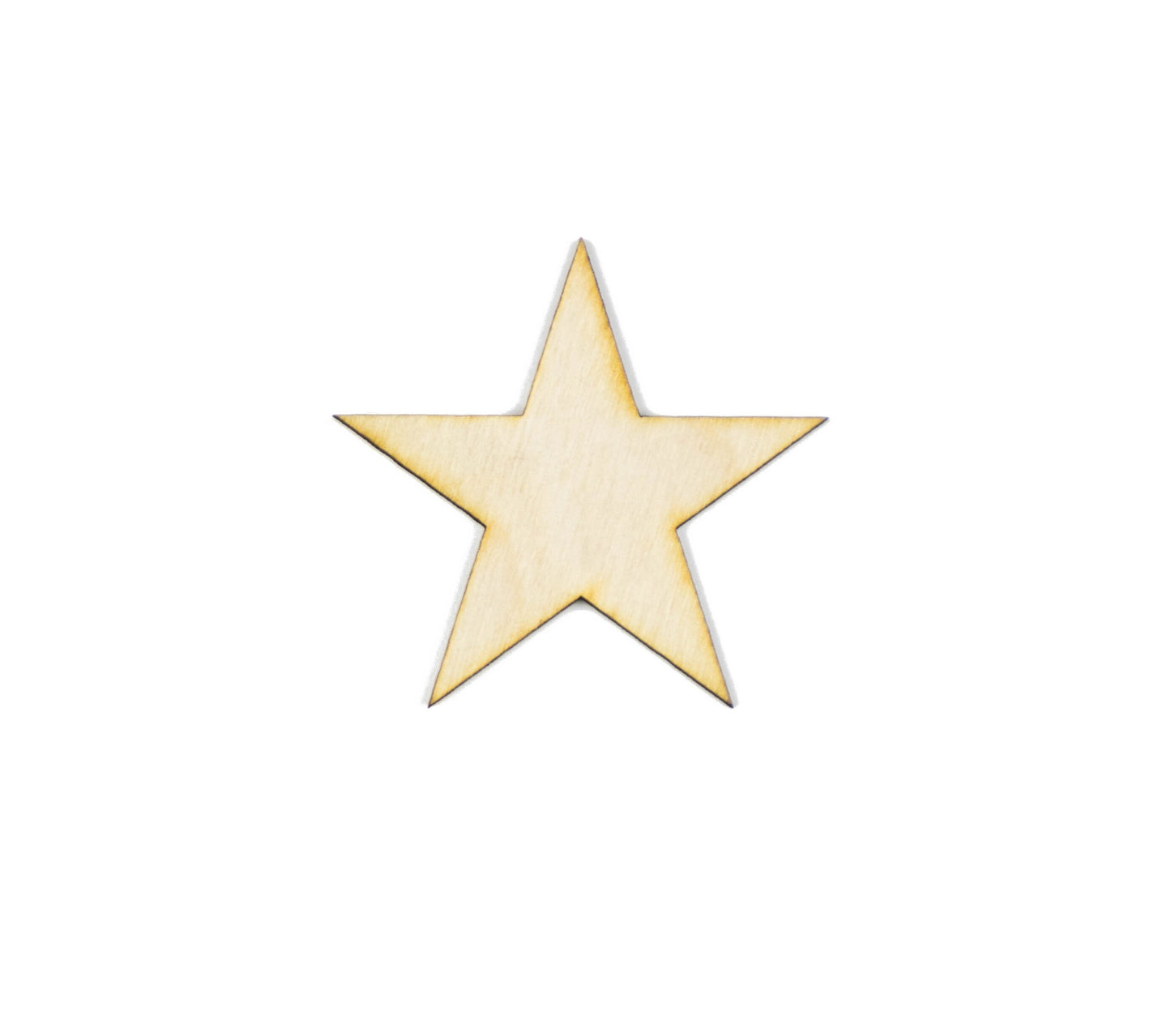 Star-Blank Wood Cutout-Stars And Star Shape Decor-Various Sizes-DIY Crafts-Star Party Theme Favors-Patriotic Home Decor-Classic Star Shape