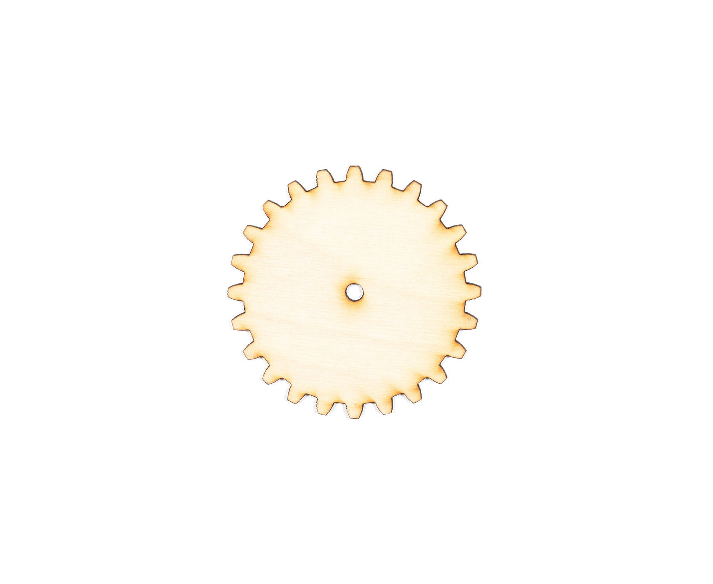 Solid Gear 24 Tooth-Wood Gear-Chunky Teeth-Laser Cut -Choose A Size-DIY Crafts-Steampunk Crafts-Wood cutout-Cogs-Wooden Crafts-Steampunk