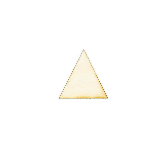 Triangle Wood Cutout-Blank-Laser Cut -Choose A Size-DIY Crafts-Wood cutouts-Projects-Kids Crafts-Shapes-Wood Shapes