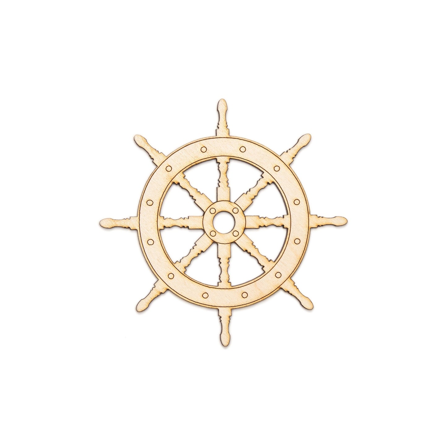 Pirate Ship Wheel-Wood Cutout-Detail Pirate Decor-Various Sizes