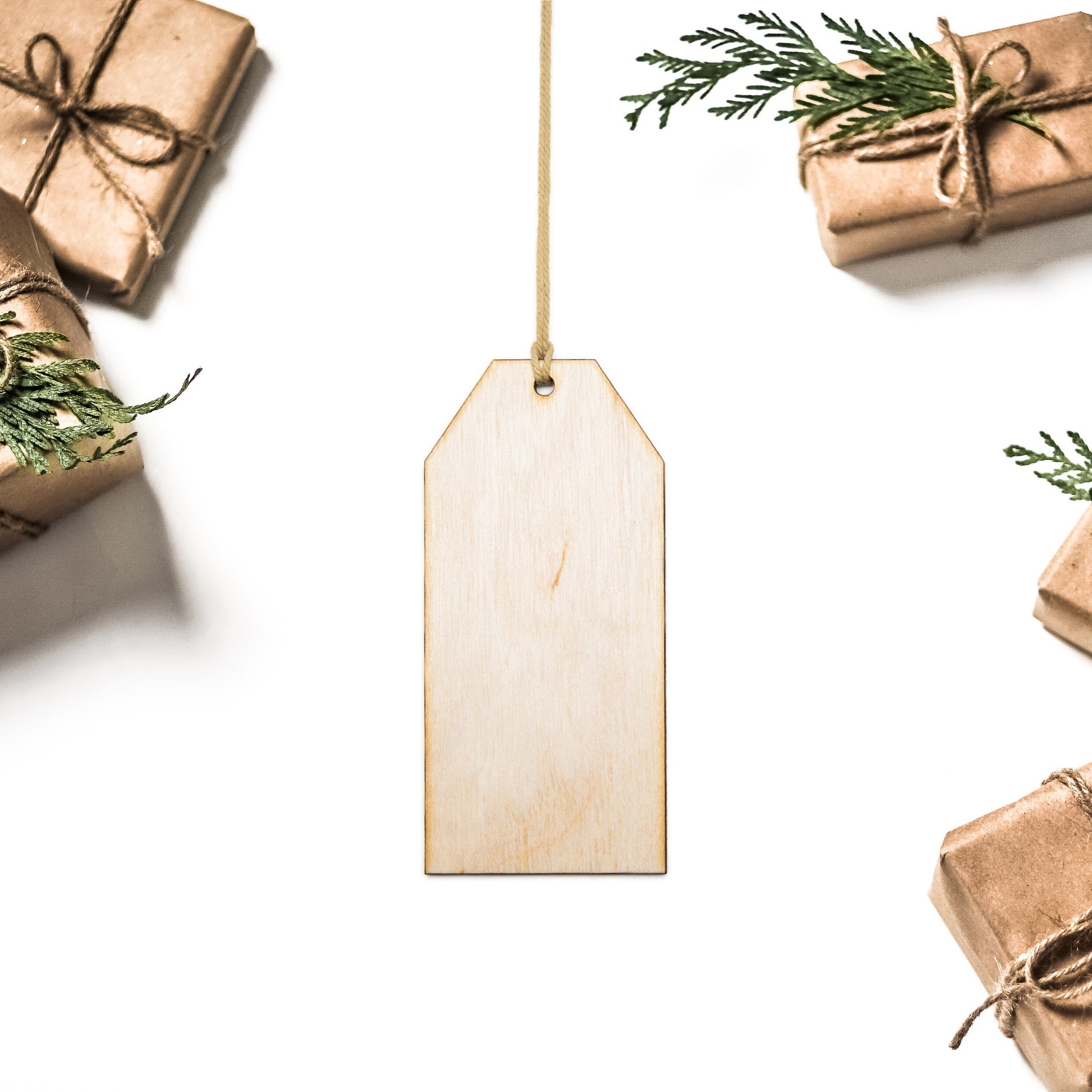 Gift Tag With Custom Name-two Layer Wood Tags-three Color Options
