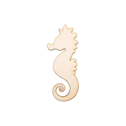 Cute Seahorse Wood Cutout-Seahorse Blank Wood Cuts-Various Sizes-DIY Crafts-Nautical Theme Decor-Kids Decor-Sea Creatures-Beach Theme Decor