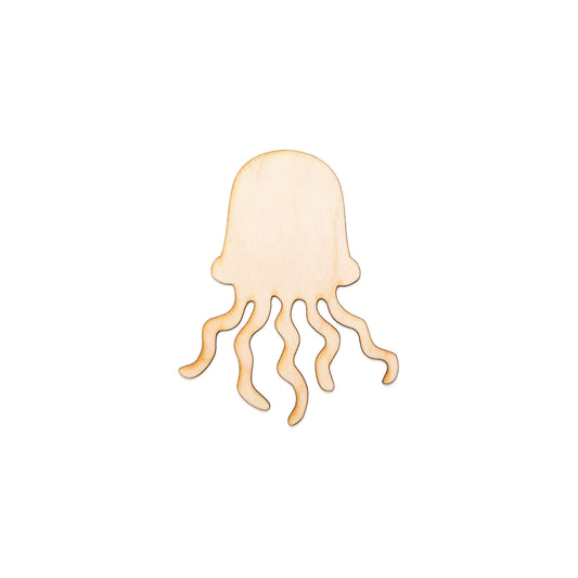 Jellyfish Wood Cutout-Cute Jellyfish Shape-Marine Life Wood Cuts-Various Sizes-DIY Ocean Crafts-Nautical Home Decor-Sea Creature Decor