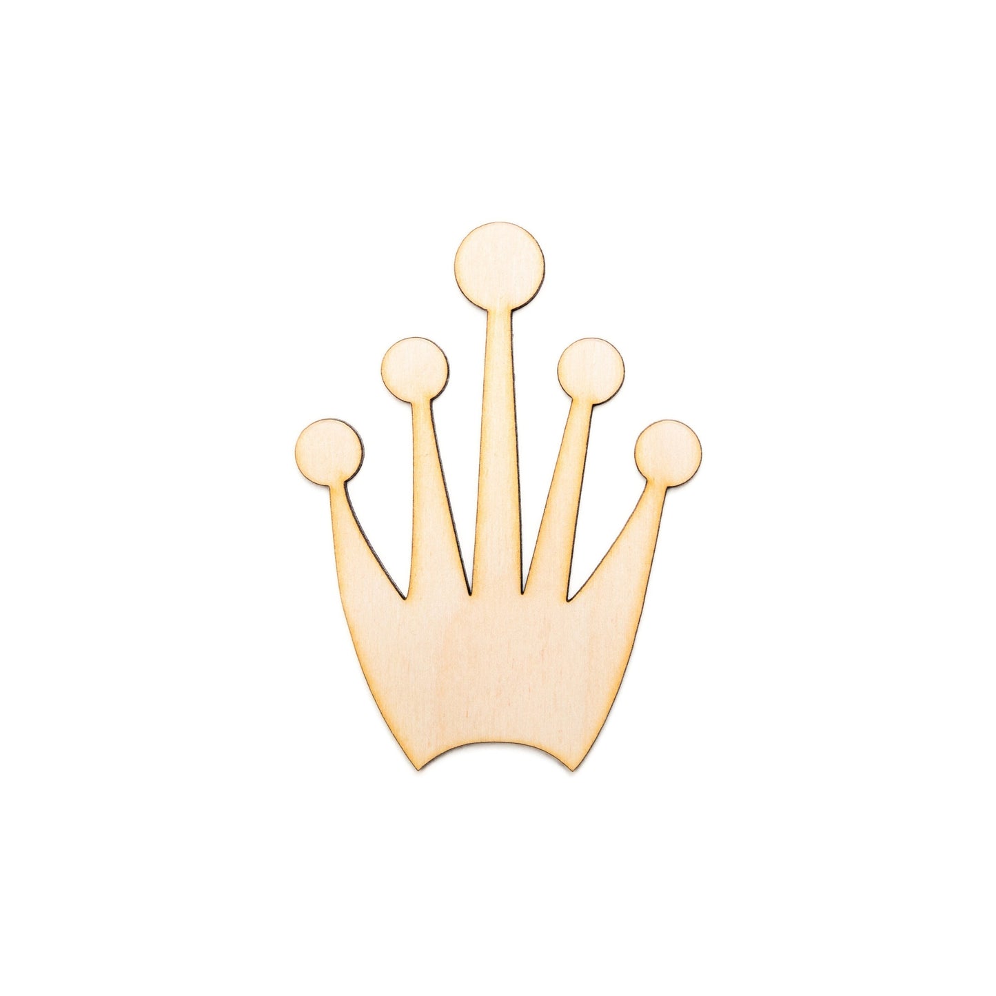 Crown Wood Cutout-Petite Crown-Royalty Decor-Various Sizes-DIY Crafts-Wooden Crown-Queen And King Decor-Crown Wood Accents