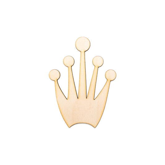 Crown Wood Cutout-Petite Crown-Royalty Decor-Various Sizes-DIY Crafts-Wooden Crown-Queen And King Decor-Crown Wood Accents