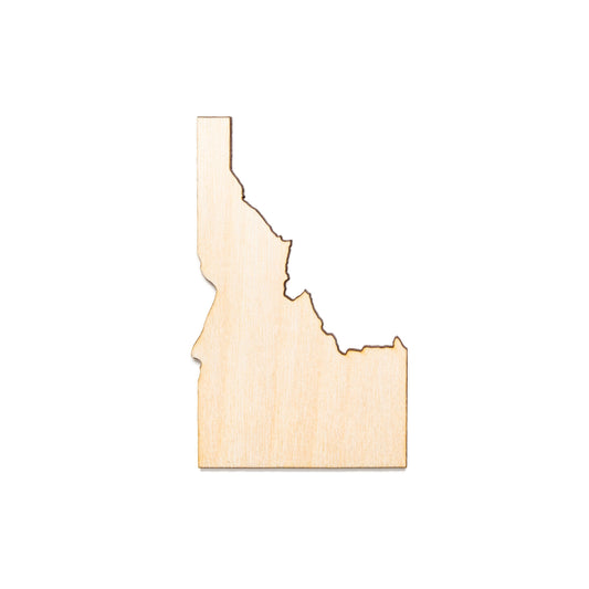 Idaho Wood Cutout-Idaho State Wood Decor-Various Sizes-Geography Decor-USA States Decor-Individual State Cutouts-Wooden States Home Decor