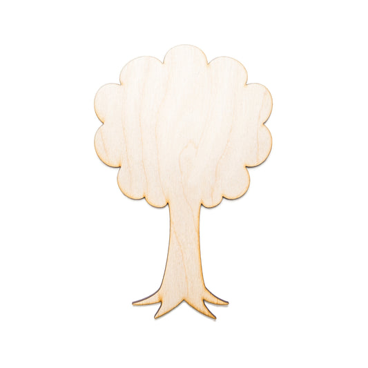 Cute Tree Wood Cutout-Fluffy Tree Design-Various Sizes-Kids Decor-Wood Tree Shapes-Simple Tree Design-Forest Decor-Nature Theme Decor-Trees