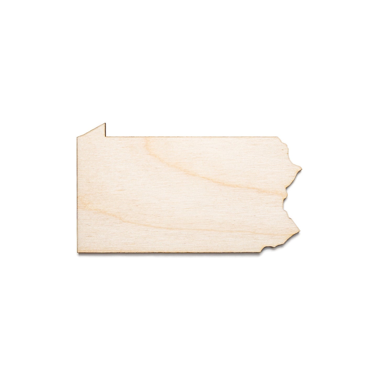 Pennsylvania State Wood Cutout-USA Wood Decor-Various Sizes-Geography Decor-USA States-Individual State Cutouts-Wooden States Home Decor